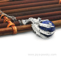 China Supplier Fashion Jewelry Lapis Lazuli Sphere Dragon Ball Claw Pendant